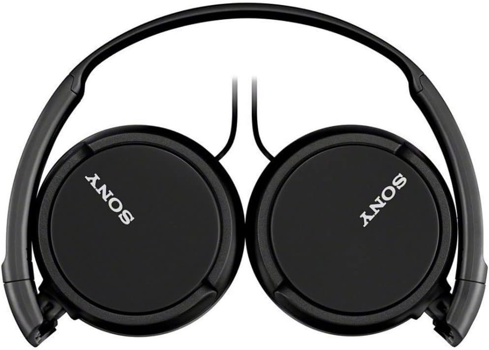 Premium SONY ZX Series On-Ear Wired Headphones in Sleek Black - MDR-ZX110