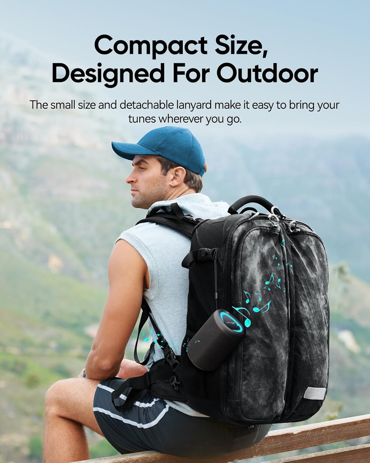 Experience Powerful Sound Anywhere with the PulseSound Portable Bluetooth Speaker - Waterproof, All-Day Playtime, and Dynamic Light Show!