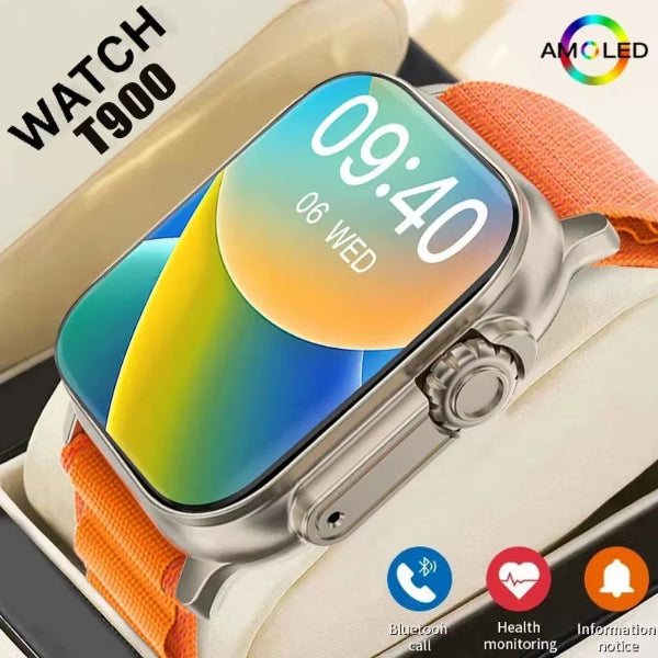 Discover the T900 Ultra Smartwatch: Your Ultimate Fitness Companion with Bluetooth Calling, Heart Rate Monitoring, and Stylish Design for All