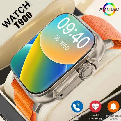 Discover the T900 Ultra Smartwatch: Your Ultimate Fitness Companion with Bluetooth Calling, Heart Rate Monitoring, and Stylish Design for All
